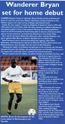 Bryan Small set for home debut - 97:98 programme feature