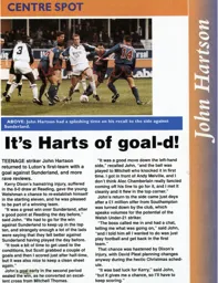 Centre spot with John Hartson - 94:95 programme feature