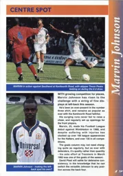 Centre spot with Marvin Johnson - 94:95 programme feature