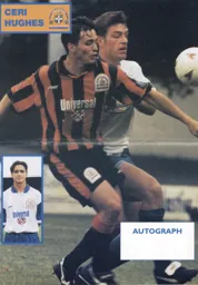 Ceri Hughes poster - 96-97 programme feature