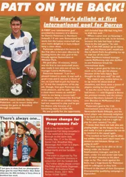 Darren Patterson nets his first international goal - 97:98 programme feature