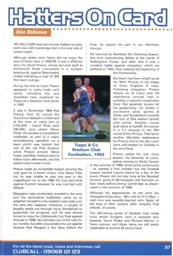 David Preece playing card - 99:00 programme feature