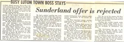 David Pleat Rejects Sunderland 1985