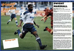Dwight Marshall poster - 97:98 programme feature
