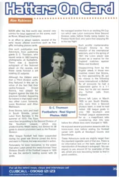 Ernie Simms card - 99:00 programme feature