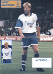 Gary Waddock poster - 96-97 programme feature