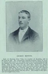 George Hewitt Luton News Football Handbook Entry