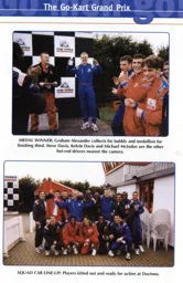 Graham Alexander, Steve Davis, Kelvin Davis, Michael McIndoe and the rest of the squad, out go karting - 98:99 programme feature