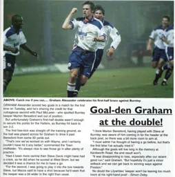 Graham Alexander at the double! - 97:98 programme feature