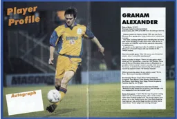 Graham Alexander poster - 97:98 programme feature