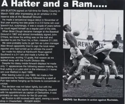 Ian Buxton, A Hatter and a Ram - 96-97 programme feature