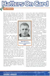 Joe Payne card - 99:00 programme feature