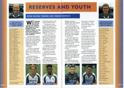 John Hartson, Martin Williams, Kelvin Davis and Paul McLaren representing the reserve team - 94:95 programme feature