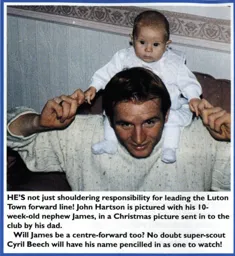 John Hartson with his nephew - 94:95 programme feature