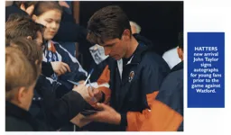 John Taylor signings autographs - 94:95 programme feature