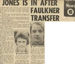John Faulkner Transfer 1978