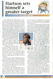 John Hartson Interview 1993