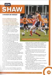 Jon Shaw interview 2012:13 Programme Article