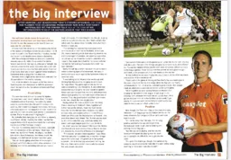Jon Shaw the big interview 2013/14 Programme Article