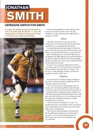 Jonathan Smith interview 2012:13 Programme Article