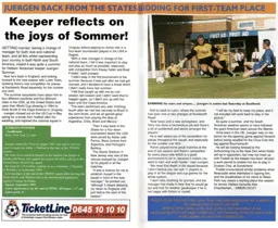 Juergen Sommer reflects on his Summer - 95-96 programme feature