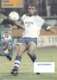 Kim Grant poster - 96-97 programme feature