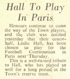 Leslie Hall Combination Selection 51/52