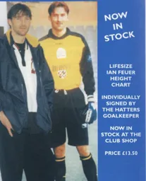 Look how tall Ian Feuer is! - 96-97 programme feature