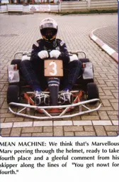 Marvin Johnson behind the wheel - 98:99 programme feature