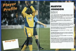 Marvin Johnson poster - 97:98 programme feature