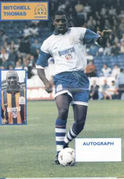 Mitchell Thomas poster - 96-97 programme feature