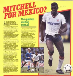 Mitchell Thomas For Mexico 85/86