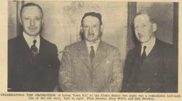 Old Faces At 1937 Promotion Dinner