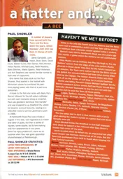 Paul Showler played for Luton and Barnet 2013/14 Programme Article 