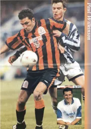 Paul Wilkinson poster - 95-96 programme feature