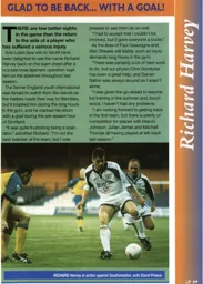 Richard Harvey, glad to be back - 94:95 programme feature