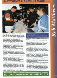 Rob Matthews lowdown - 94:95 programme feature