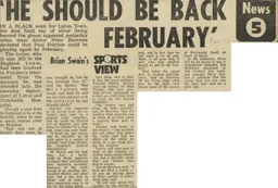 Paul Futcher Injury Article November 1977