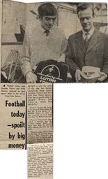 Gordon Turner and Wally Shanks Luton News 1972