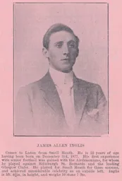 James Inglis Luton News Football Handbook Entry