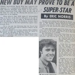 Mal Donaghy Signs 1978