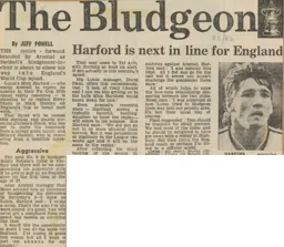 Mick Harford Next In Line For England March 1986