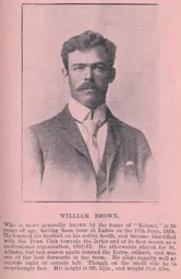 William Tip Brown Luton News Football handbook entry for second spell at the club