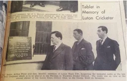 William Tip Brown Luton News 5th November 1935