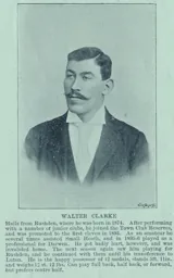 Walter Clarke Luton News Football Handbook Entry