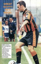 Scott Oakes is back after injury! - 95-96 programme feature