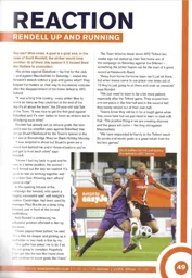 Scott Rendell up and running 2012:13 Programme Article