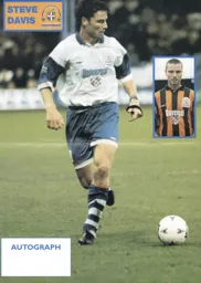 Steve Davis poster - 96-97 programme feature