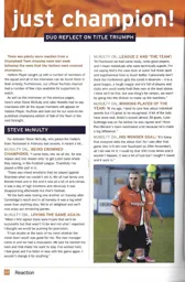 Steve McNulty on title win 2013/14 Programme Article 