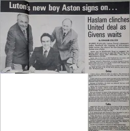 John Aston Signs 1972